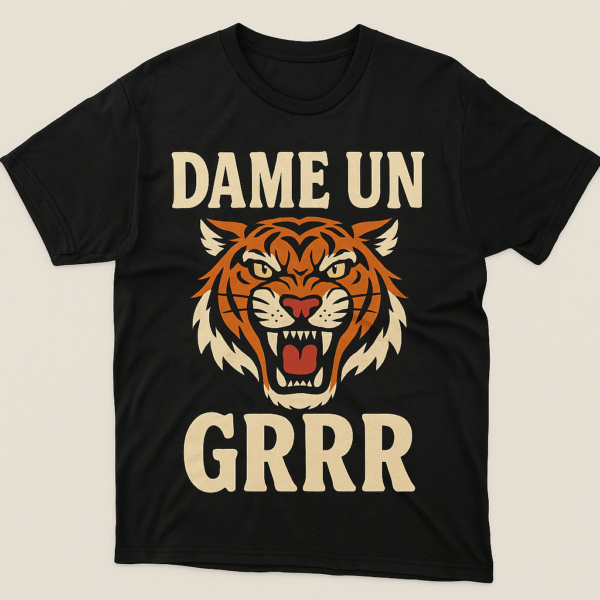 DAME UN GRRR – Viral Tiger Tee | SADIBAR TikTok Drop