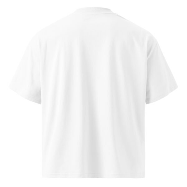 Unisex organic oversized high neck t-shirt - Image 3