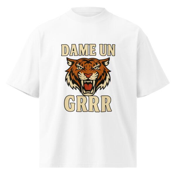 Unisex organic oversized high neck t-shirt - Image 2